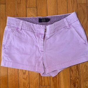 J. Crew Light Purple Women's Chino Shorts